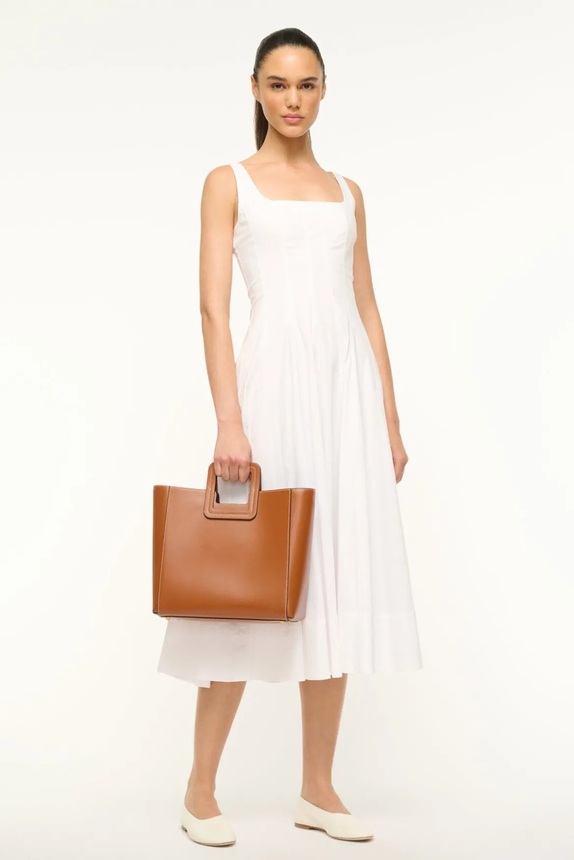 SHIRLEY LEATHER BAG | SADDLE