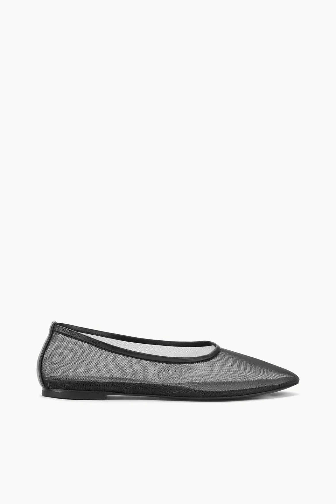 STAUD ALBA BALLET BLACK MESH