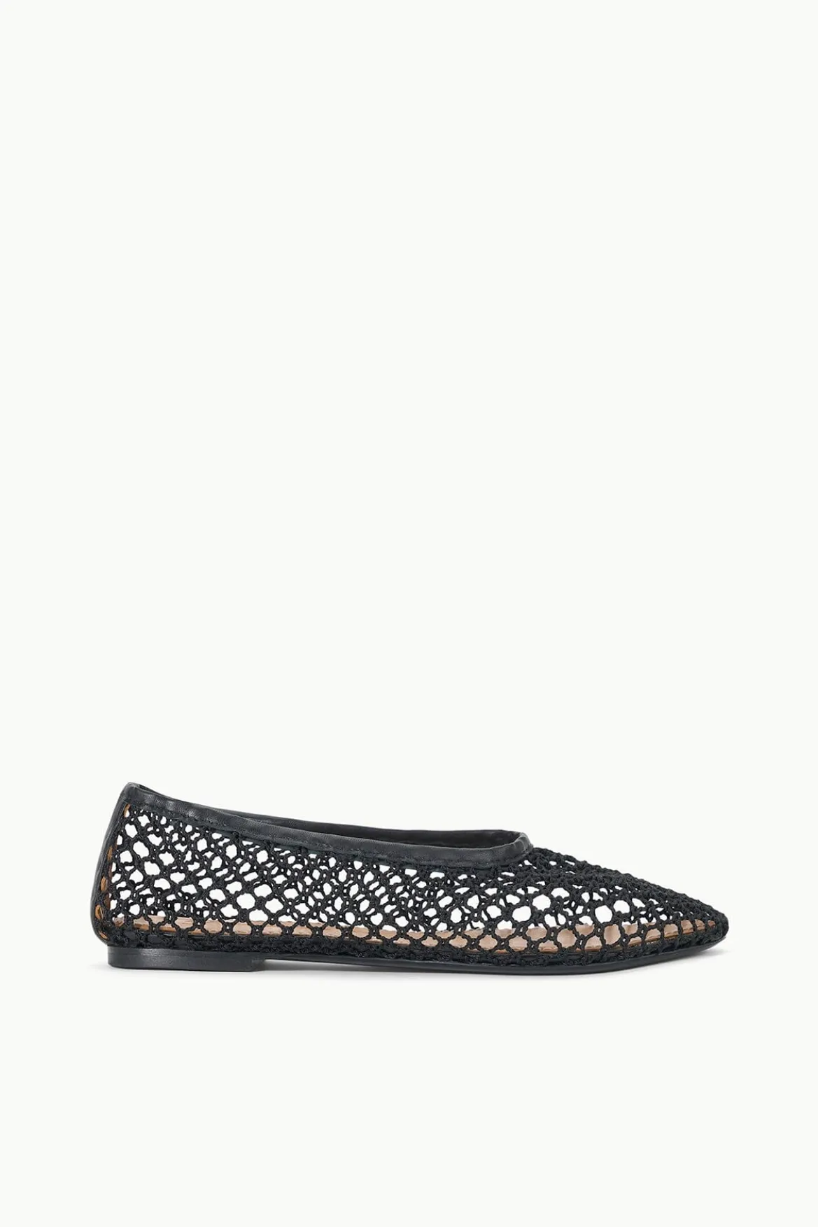 STAUD ALBA BALLET BLACK NETTING