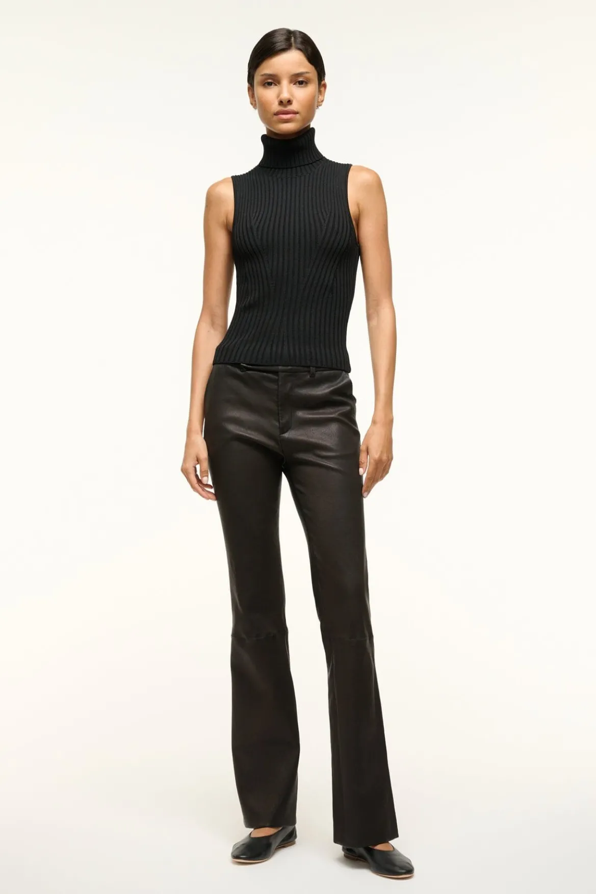 STAUD CALLUM TOP BLACK