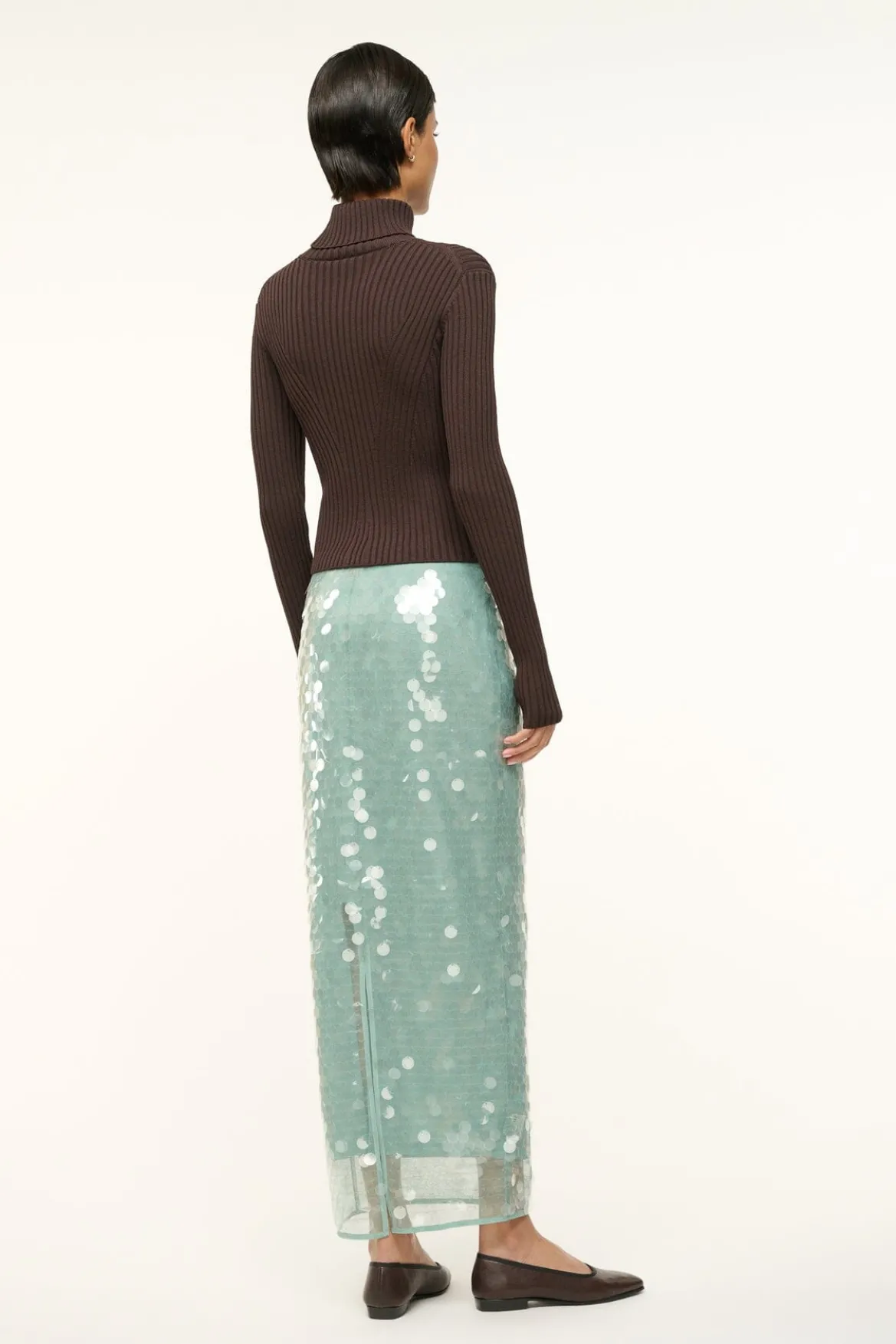 STAUD CASEY SKIRT MIST