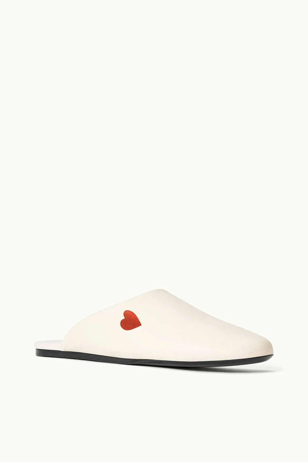 STAUD CUSTOM ABBY SLIPPER CREAM
