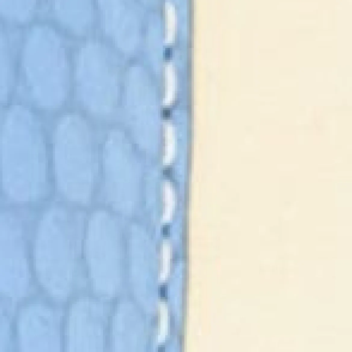 STAUD CUSTOM ALLORA MINI TOTE CREAM STAUD BLUE