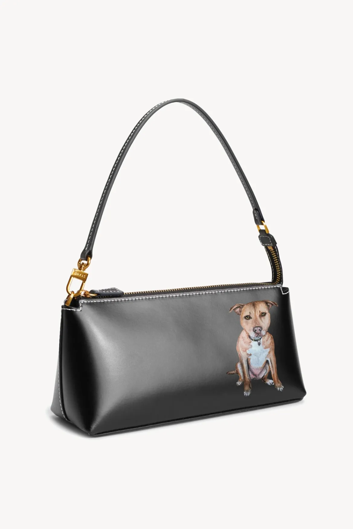 STAUD CUSTOM KAIA SHOULDER BAG | BLACK