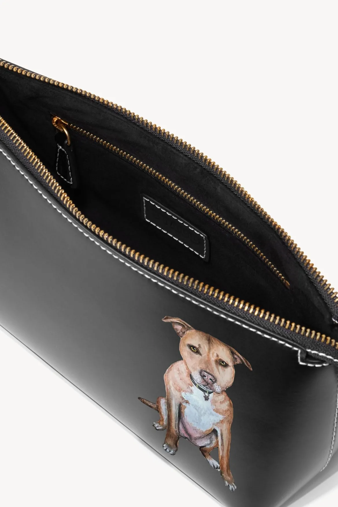 STAUD CUSTOM KAIA SHOULDER BAG | BLACK