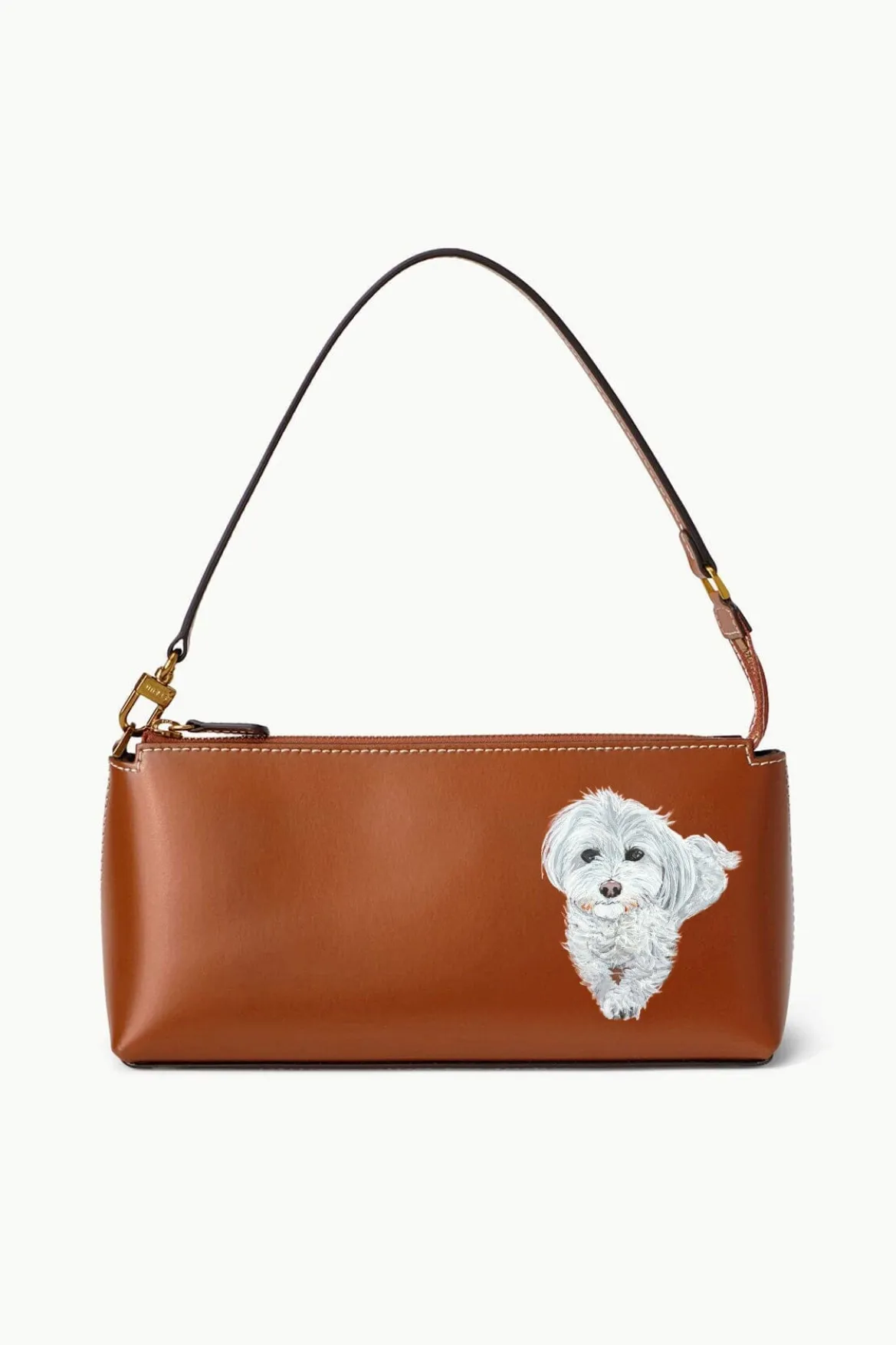 STAUD CUSTOM KAIA SHOULDER BAG | TAN