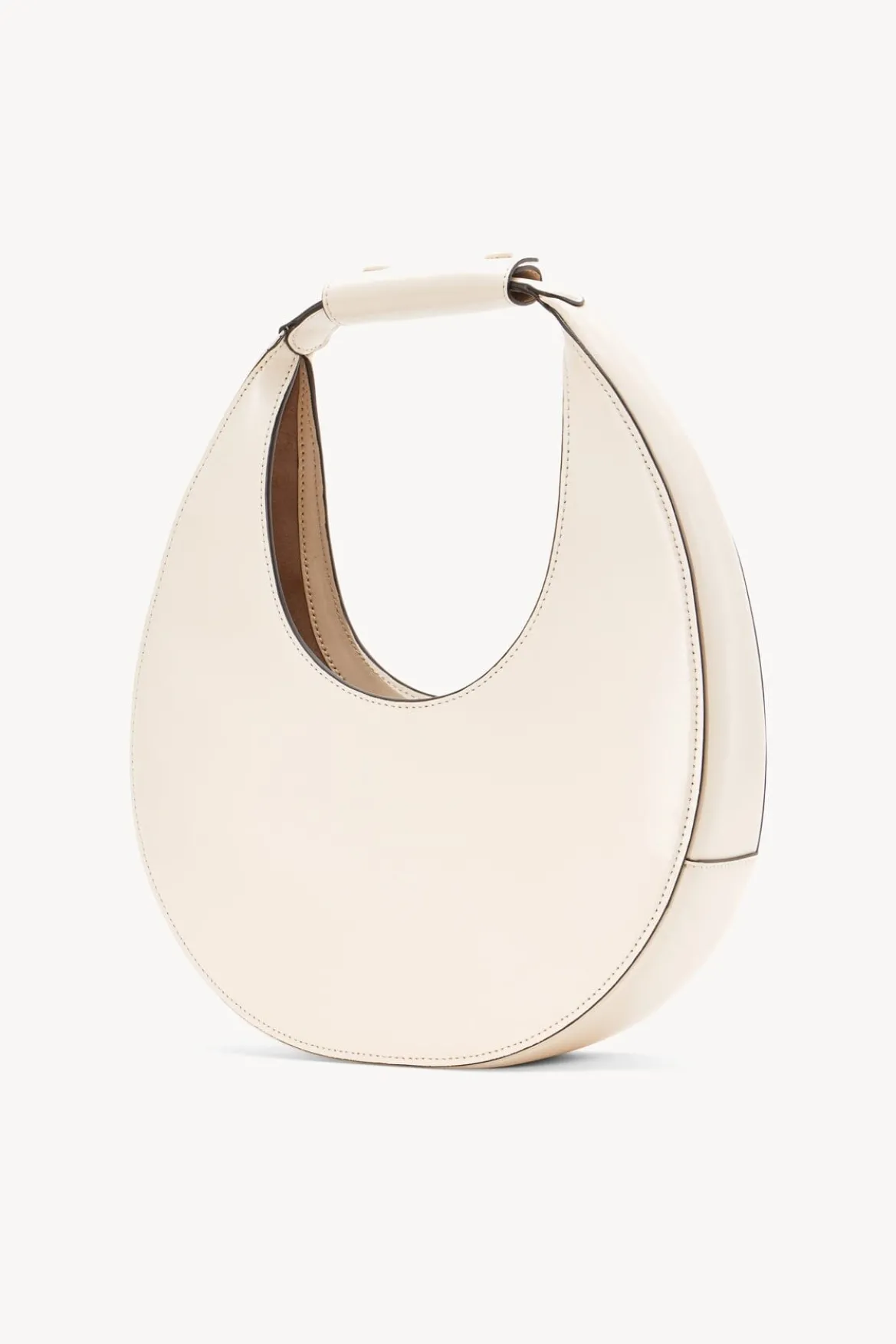 STAUD CUSTOM MOON BAG | CREAM