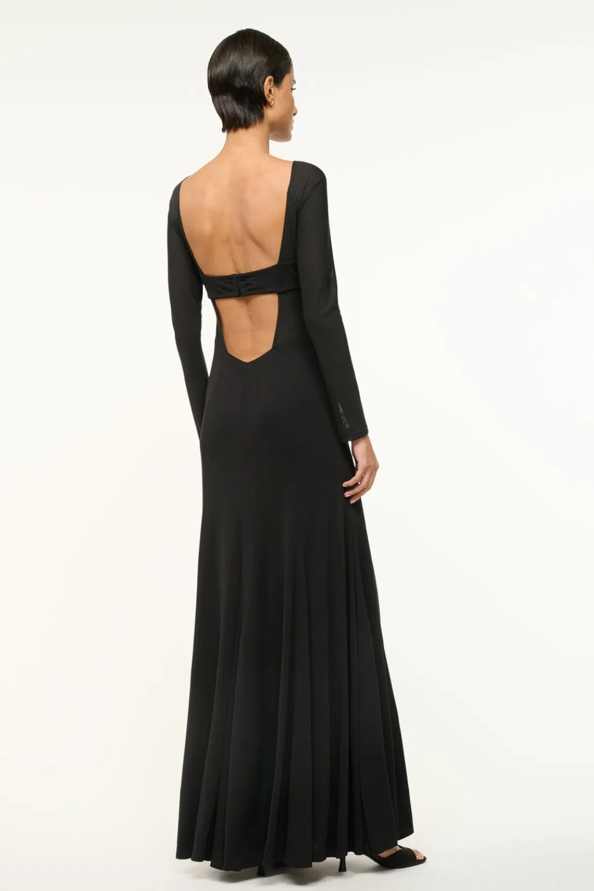 STAUD DARA DRESS BLACK