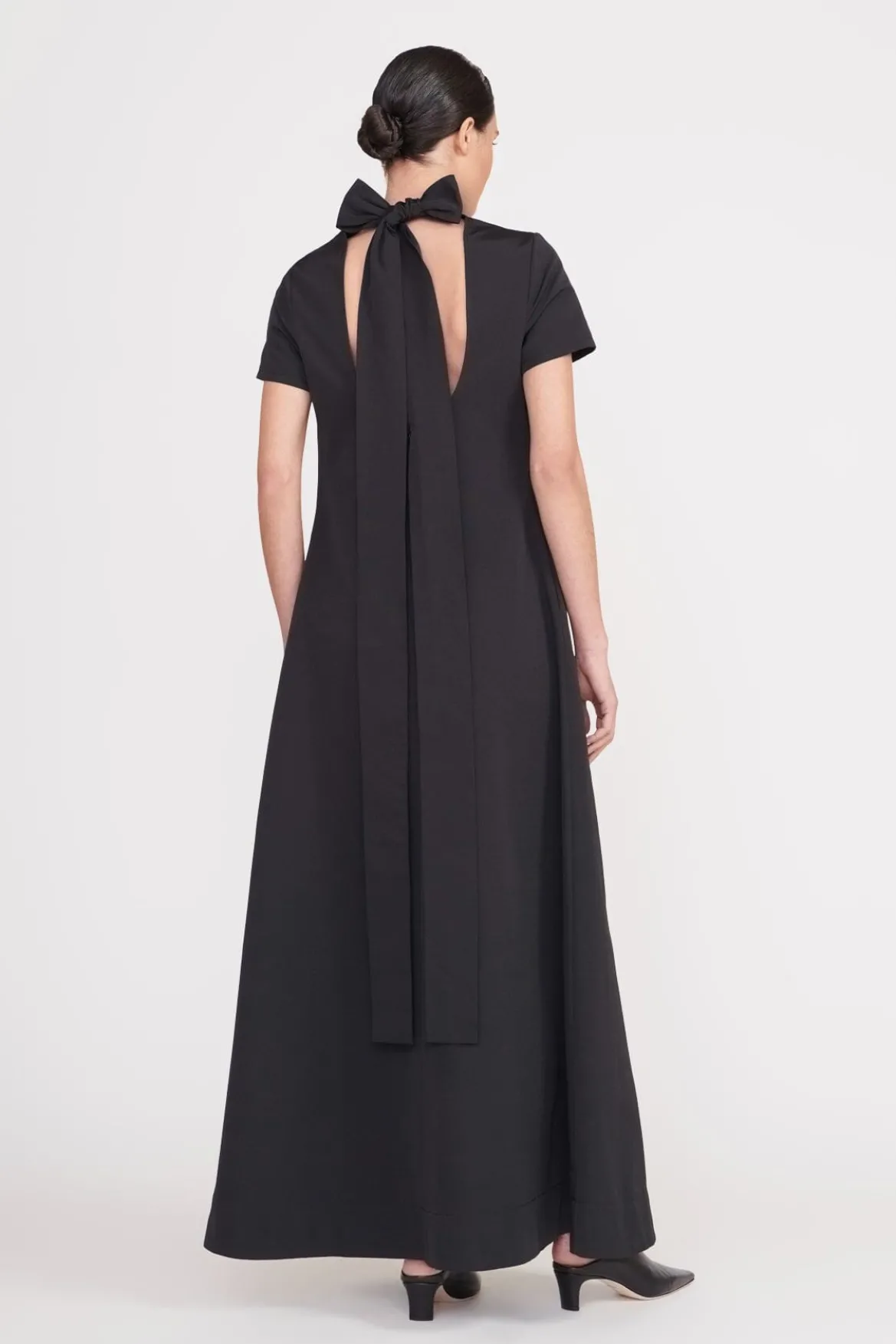 STAUD ILANA DRESS BLACK