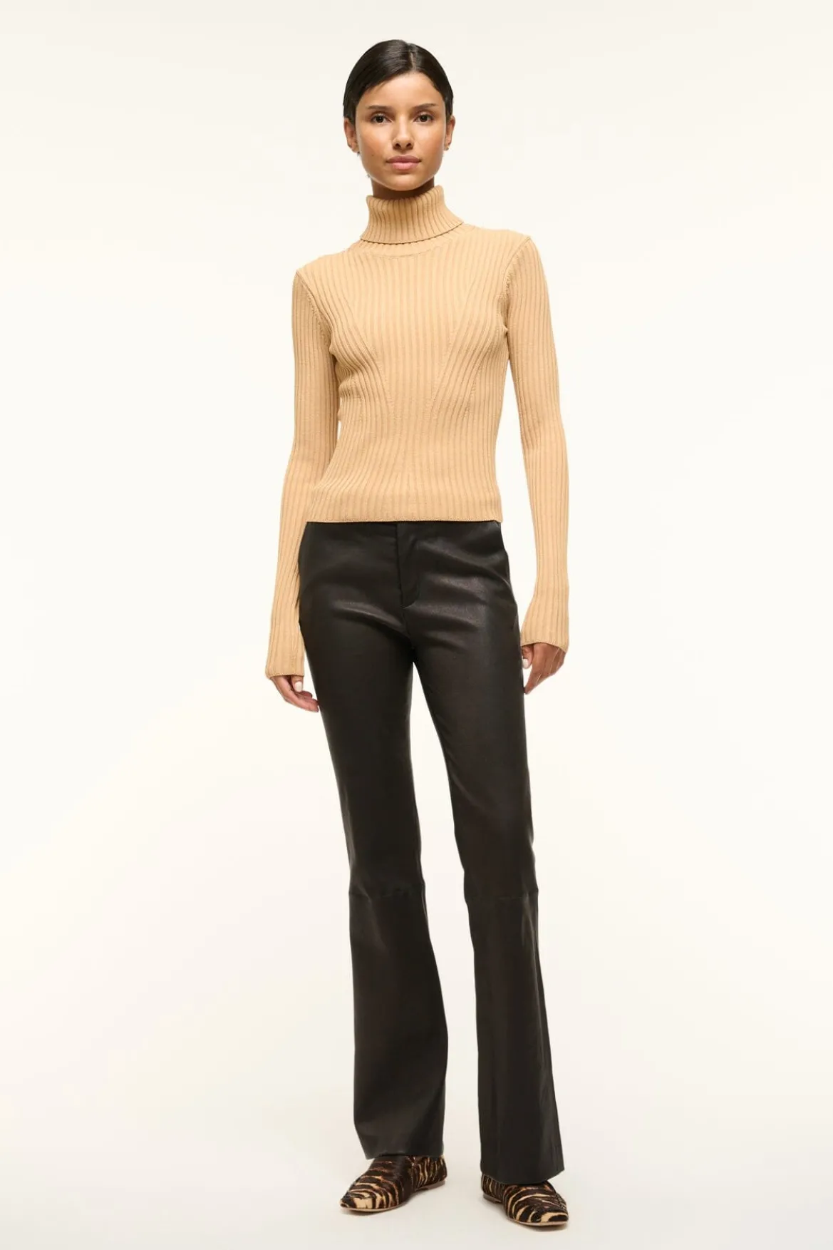 STAUD JACE TOP CAMEL