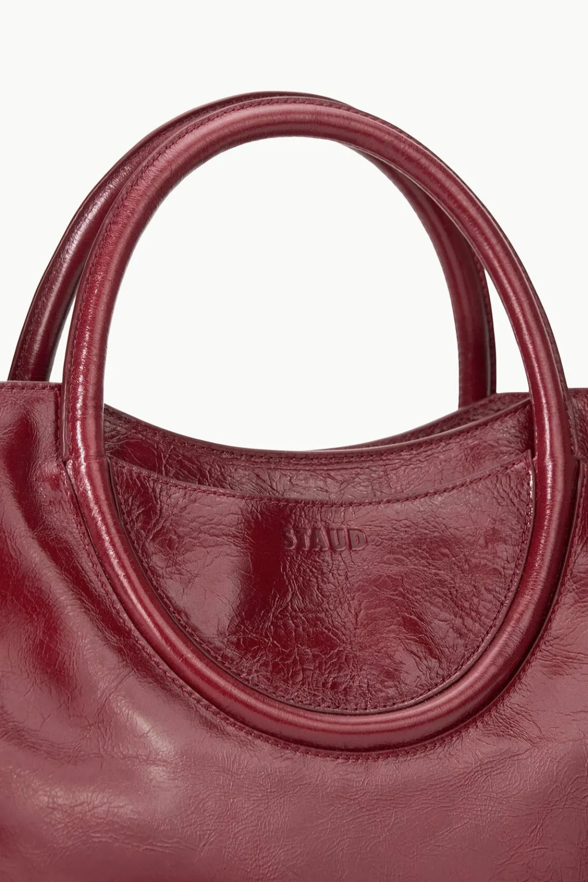 STAUD MAUDE SATCHEL PINOT