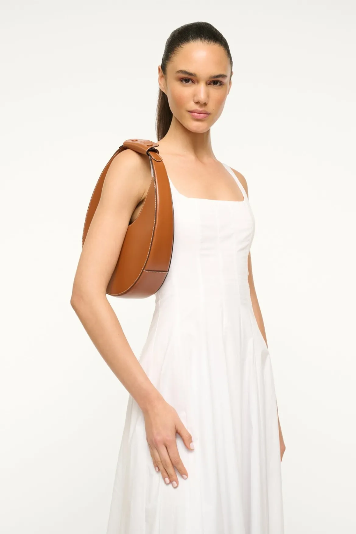 STAUD MOON BAG | SADDLE