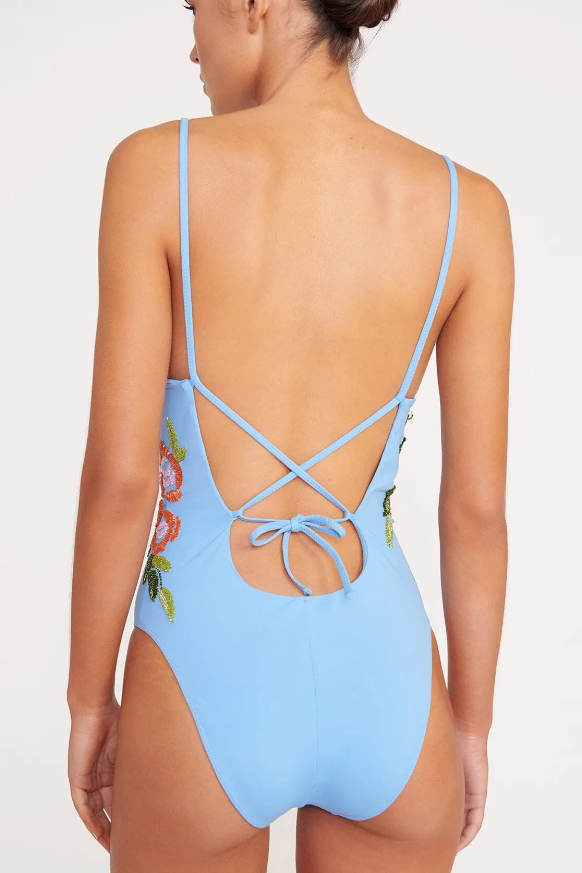STAUD NAHLA ONE PIECE DIAMOND ROSE