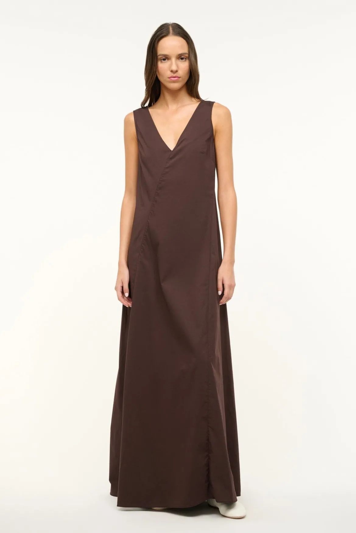 STAUD ROMA DRESS EARTH