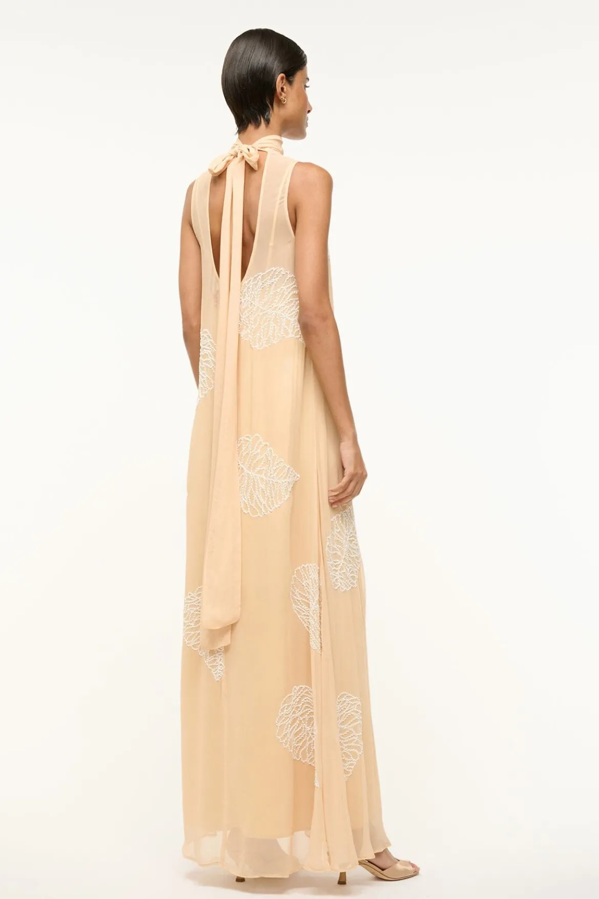 STAUD RUBI DRESS SANDY PALM