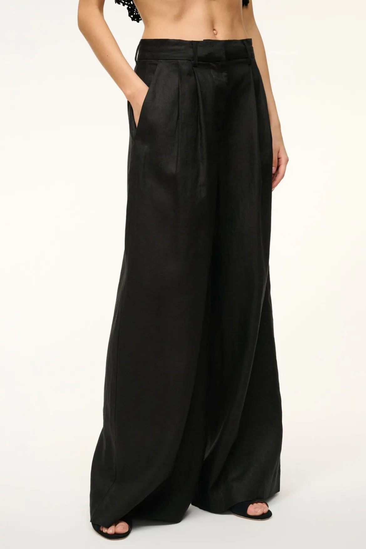STAUD SASHA PANT BLACK