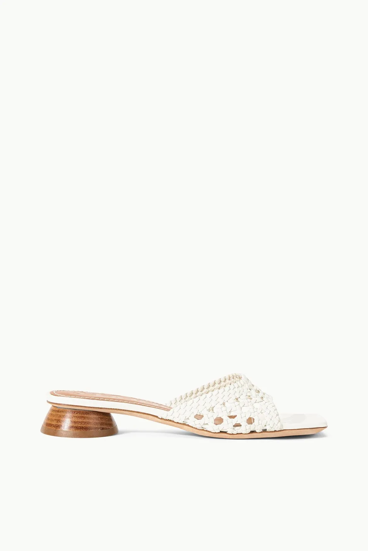 STAUD SIMONE CROCHET HEEL PAPER