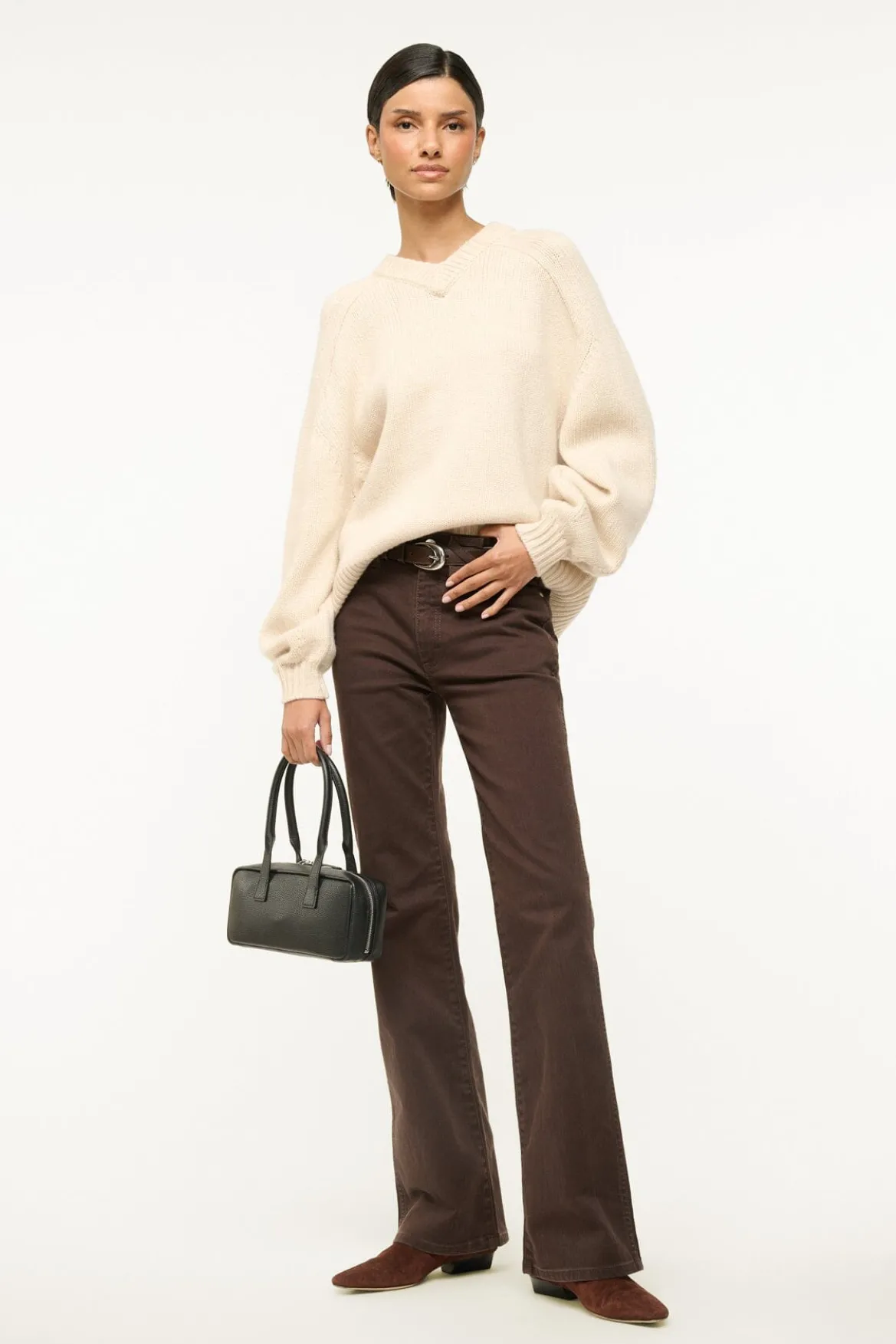 STAUD THE DUDE SHOULDER BAG BLACK