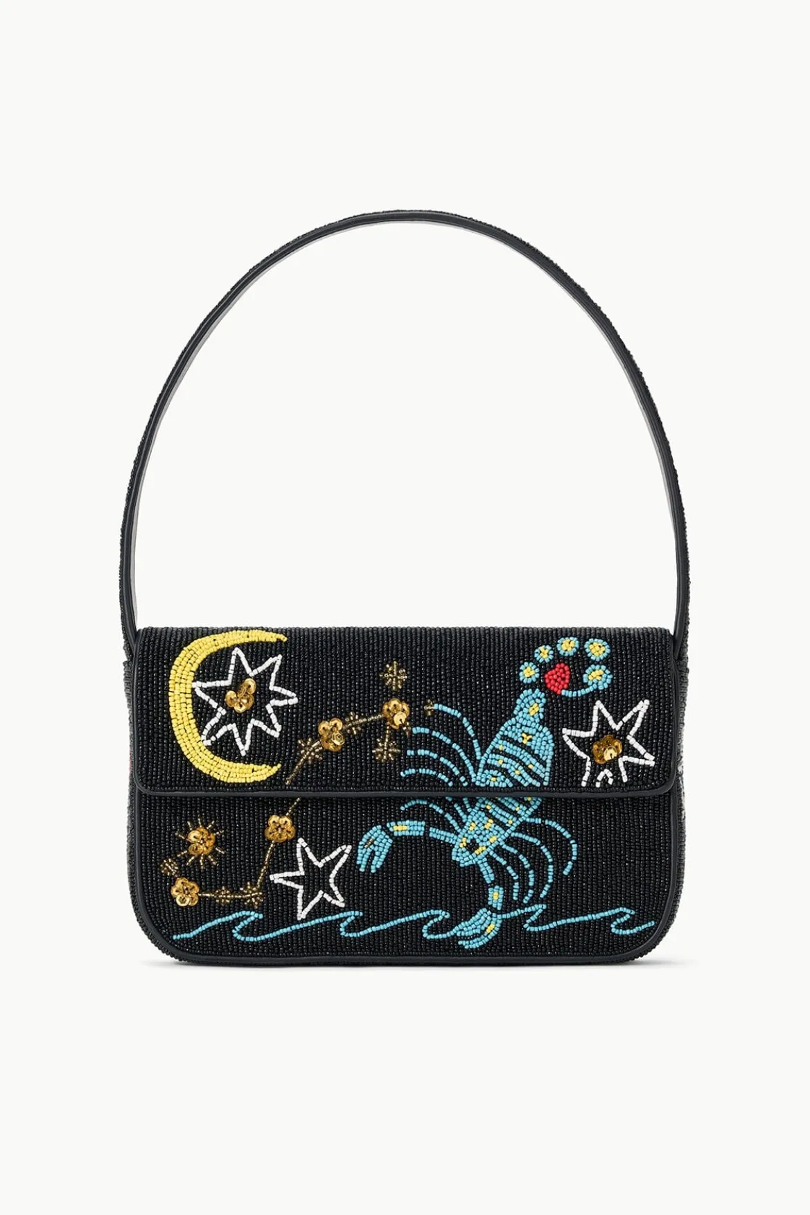 STAUD TOMMY BEADED BAG SCORPIO