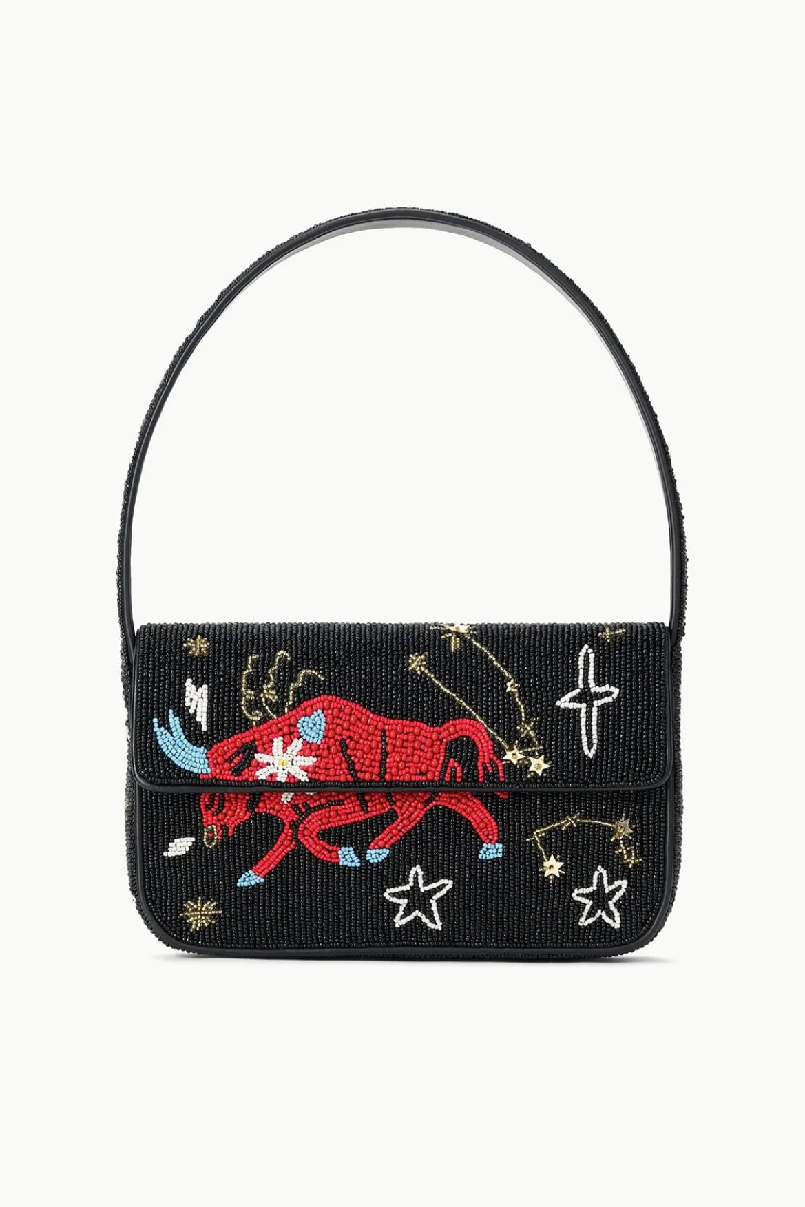 STAUD TOMMY BEADED BAG TAURUS