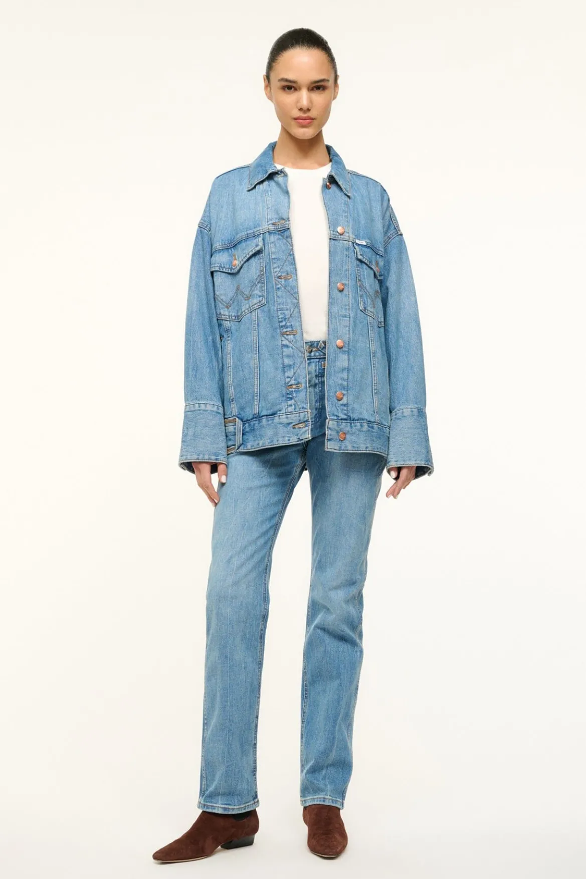 STAUD WRANGLER THE BIGGEST JEAN JACKET