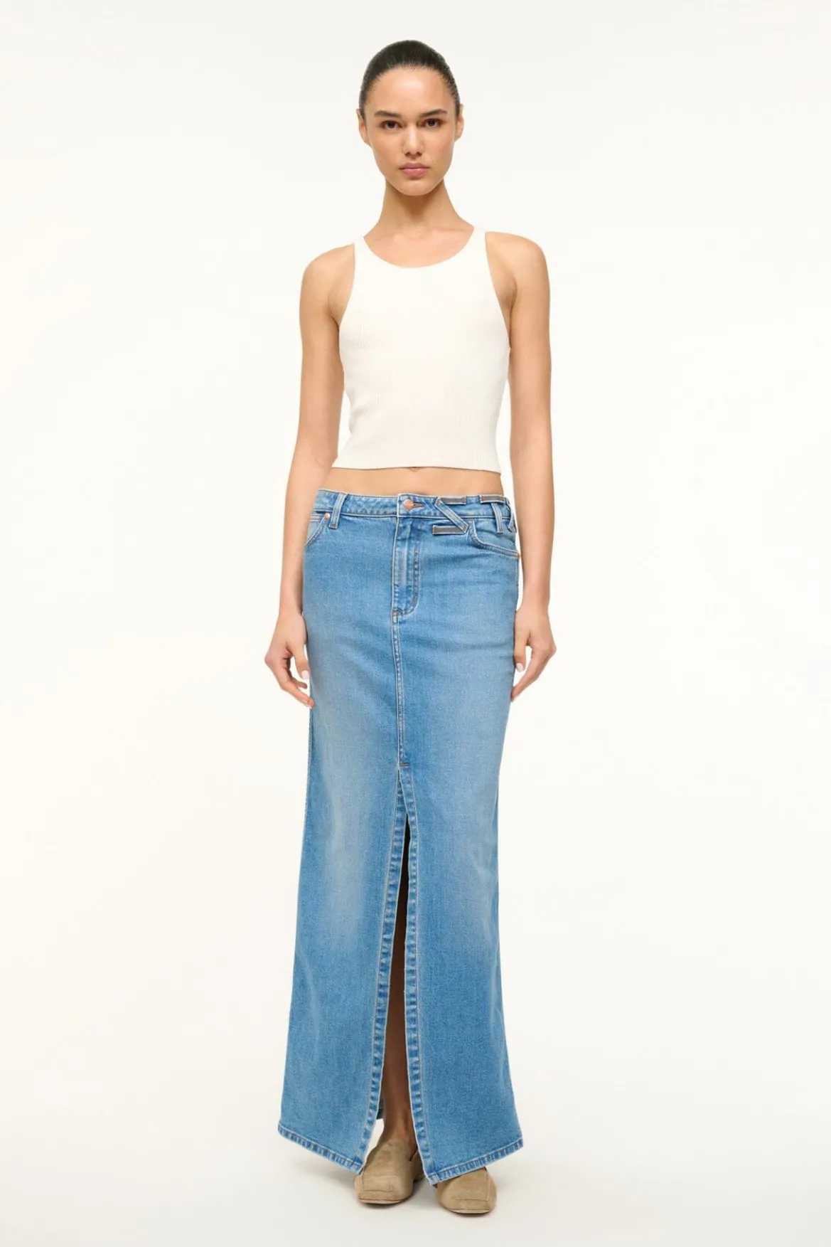 STAUD WRANGLER THE MINI SKIRT