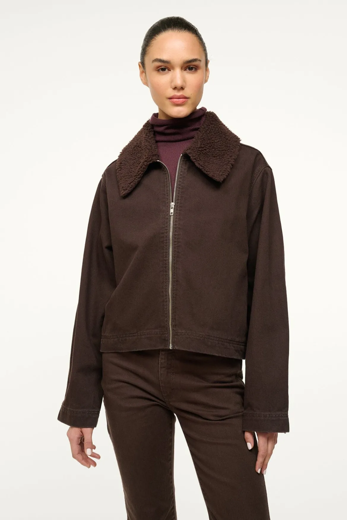 STAUD WRANGLER THE MINIMAL JACKET EARTH